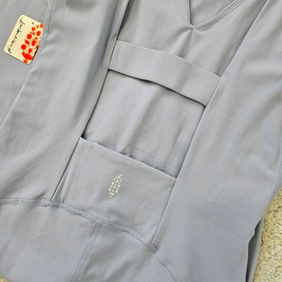 NWT FP Movement Free People | Never Better One-Piece Platinum Womens Large - Picture 10 of 11